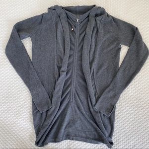 CALIA by Carrie Gray Knit Cinch Cardigan, Size M